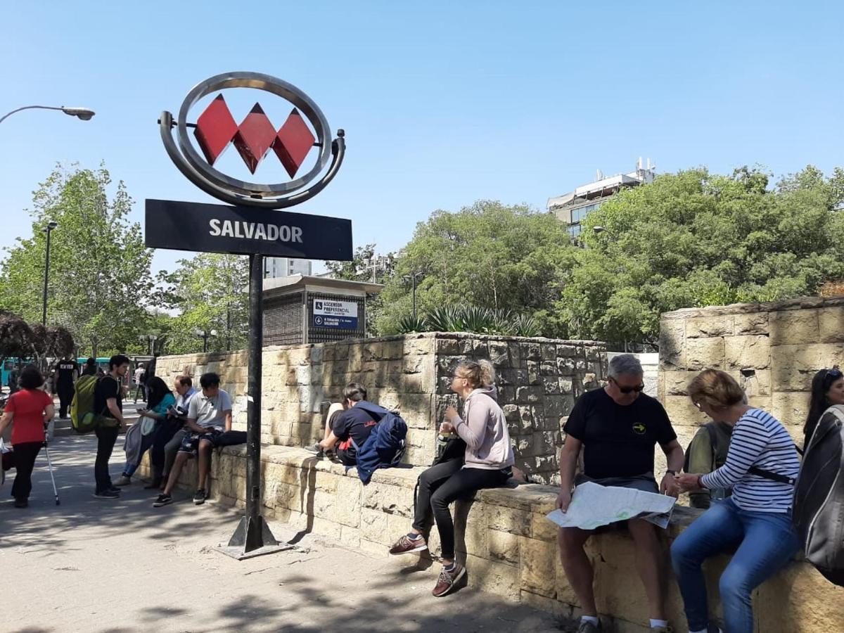 Departamento Amoblado Providencia Daire Santiago Dış mekan fotoğraf